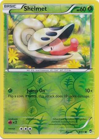 Shelmet 8 111 Common Reverse Holo XY Furious Fists Reverse Holo Singles Shelmet 8 111 Common Reverse Holo XY Furious Fists Reverse Holo Singles