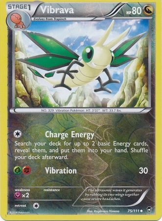 Vibrava 75 111 Uncommon Reverse Holo XY Furious Fists Reverse Holo Singles Vibrava 75 111 Uncommon Reverse Holo XY Furious Fists Reverse Holo Singles
