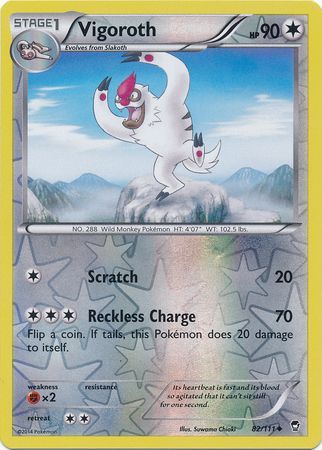 Vigoroth 82 111 Uncommon Reverse Holo Vigoroth 82 111 Uncommon Reverse Holo