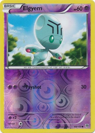 Elgyem 68 135 Common Reverse Holo Black White 8 Plasma Storm Reverse Holo Singles Elgyem 68 135 Common Reverse Holo Black White 8 Plasma Storm Reverse Holo Singles