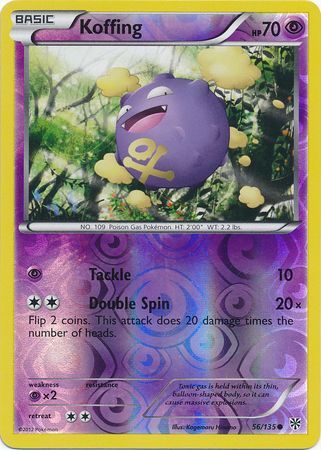 Koffing 56 135 Common Reverse Holo Black White 8 Plasma Storm Reverse Holo Singles Koffing 56 135 Common Reverse Holo Black White 8 Plasma Storm Reverse Holo Singles