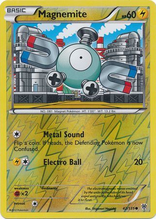 Magnemite 42 135 Common Reverse Holo Black White 8 Plasma Storm Reverse Holo Singles Magnemite 42 135 Common Reverse Holo Black White 8 Plasma Storm Reverse Holo Singles