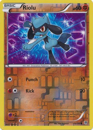 Riolu 75 135 Common Reverse Holo Black White 8 Plasma Storm Reverse Holo Singles Riolu 75 135 Common Reverse Holo Black White 8 Plasma Storm Reverse Holo Singles