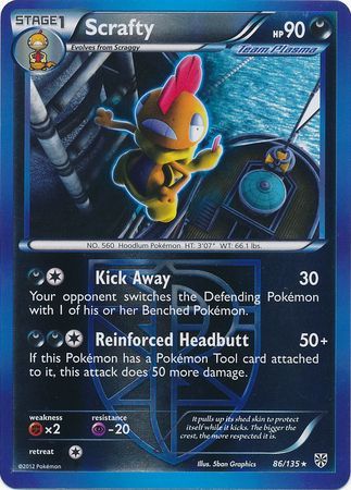 Scrafty 86 135 Rare Reverse Holo Black White 8 Plasma Storm Reverse Holo Singles Scrafty 86 135 Rare Reverse Holo Black White 8 Plasma Storm Reverse Holo Singles
