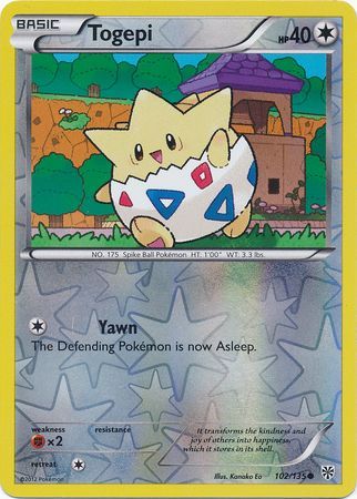 Togepi 102 135 Common Reverse Holo Black White 8 Plasma Storm Reverse Holo Singles Togepi 102 135 Common Reverse Holo Black White 8 Plasma Storm Reverse Holo Singles