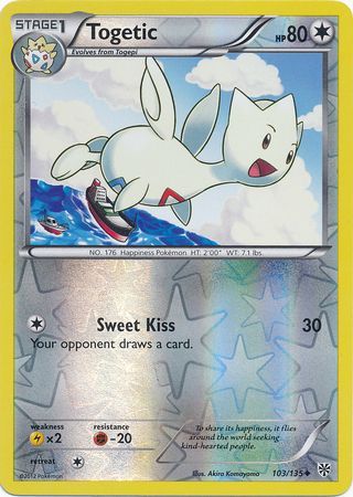 Pokemon Card - Aquapolis 39/147 - TOGETIC (REVERSE holo) *Non-Mint