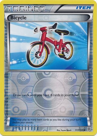 Reverse Holo deutsch Fahrrad Pokemon Schwarz&Weiss Plasmasturm 117/135 