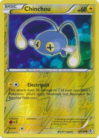 Chinchou 55 149 Common Reverse Holo Black White 7 Boundaries Crossed Reverse Holo Singles Chinchou 55 149 Common Reverse Holo Black White 7 Boundaries Crossed Reverse Holo Singles