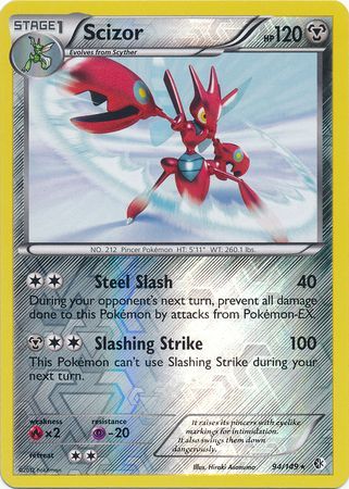 Scizor 94 149 Holo Rare Reverse Holo Black White 7 Boundaries Crossed Reverse Holo Singles Scizor 94 149 Holo Rare Reverse Holo Black White 7 Boundaries Crossed Reverse Holo Singles