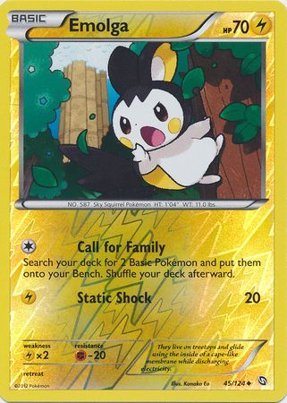 Emolga 45 124 Uncommon Reverse Holo Black White 6 Dragons Exalted Reverse Holo Singles Emolga 45 124 Uncommon Reverse Holo Black White 6 Dragons Exalted Reverse Holo Singles