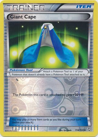 Giant Cape 114 124 Uncommon Reverse Holo Giant Cape 114 124 Uncommon Reverse Holo