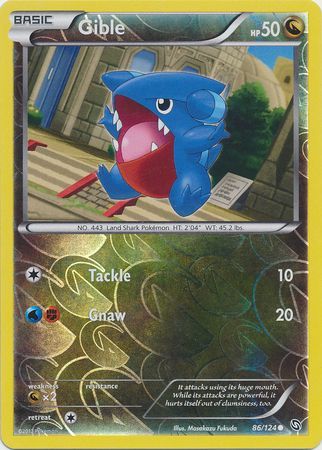 Gible 86 124 Common Reverse Holo Black White 6 Dragons Exalted Reverse Holo Singles Gible 86 124 Common Reverse Holo Black White 6 Dragons Exalted Reverse Holo Singles