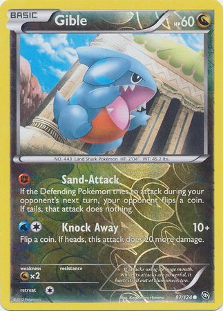 Gible 87 124 Common Reverse Holo Black White 6 Dragons Exalted Reverse Holo Singles Gible 87 124 Common Reverse Holo Black White 6 Dragons Exalted Reverse Holo Singles