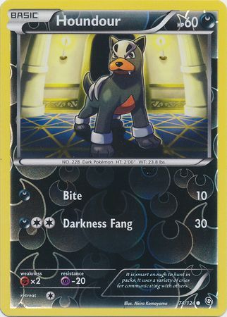 Houndour 74 124 Common Reverse Holo Houndour 74 124 Common Reverse Holo