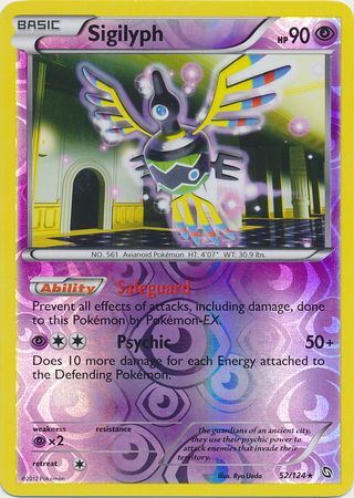 Sigilyph 52 124 Holo Rare Reverse Holo Black White 6 Dragons Exalted Reverse Holo Singles Sigilyph 52 124 Holo Rare Reverse Holo Black White 6 Dragons Exalted Reverse Holo Singles