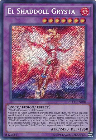 El Shaddoll Grysta NECH EN048 Secret Rare Unlimited El Shaddoll Grysta NECH EN048 Secret Rare Unlimited