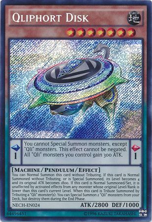 Qliphort Disk NECH EN024 Secret Rare Unlimited Qliphort Disk NECH EN024 Secret Rare Unlimited
