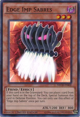 Edge Imp Sabres NECH ENS02 Super Rare 1st Edition The New Challengers NECH 1st Edition Singles Edge Imp Sabres NECH ENS02 Super Rare 1st Edition The New Challengers NECH 1st Edition Singles