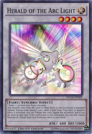 Herald of the Arc Light NECH ENS09 Super Rare Limited Edition The New Challengers NECH 1st Edition Singles Herald of the Arc Light NECH ENS09 Super Rare Limited Edition The New Challengers NECH 1st Edition Singles