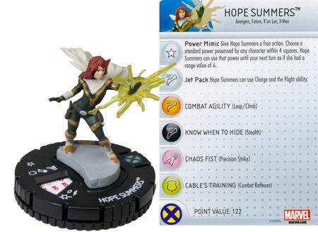 HOPE SUMMERS #040 #40 Wolverine and the X-Men Marvel Heroclix Rare