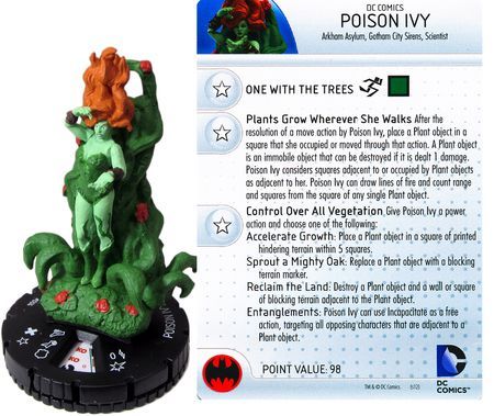 Poison Ivy 004 Batman No Mans Land DC Heroclix Poison Ivy 004 Batman No Mans Land DC Heroclix
