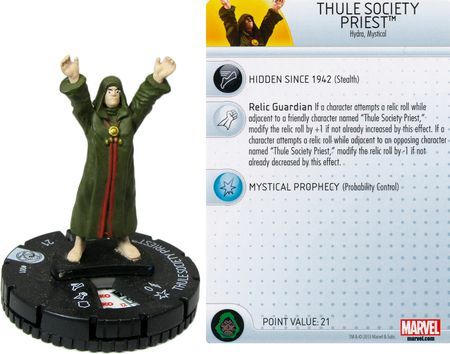 Thule Society Priest 001 Fear Itself Marvel Heroclix Marvel Fear Itself Thule Society Priest 001 Fear Itself Marvel Heroclix Marvel Fear Itself