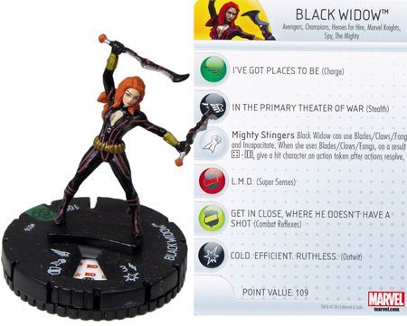 HeroClix Fear Itself #016 Black Widow 