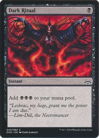 Dark Ritual DVD Duel Decks Anthology Dark Ritual DVD Duel Decks Anthology