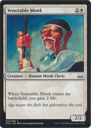 Venerable Monk DVD Duel Decks Anthology Venerable Monk DVD Duel Decks Anthology