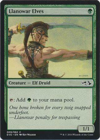 Llanowar Elves EVG Duel Decks Anthology Llanowar Elves EVG Duel Decks Anthology