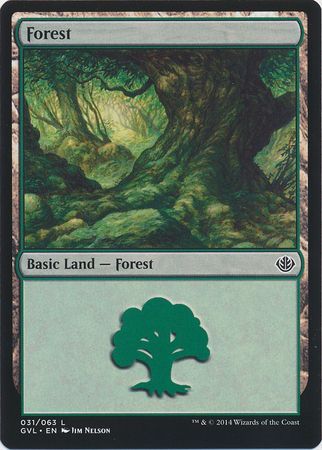 Forest 31 GVL Duel Decks Anthology Forest 31 GVL Duel Decks Anthology