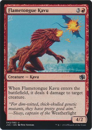 Flametongue Kavu JVC Duel Decks Anthology Flametongue Kavu JVC Duel Decks Anthology