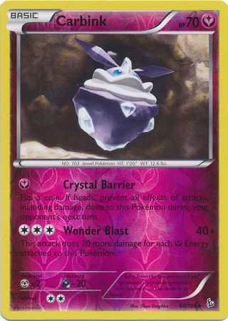 Carbink 68 106 Holo Rare Reverse Holo XY Flashfire Reverse Holo Singles Carbink 68 106 Holo Rare Reverse Holo XY Flashfire Reverse Holo Singles