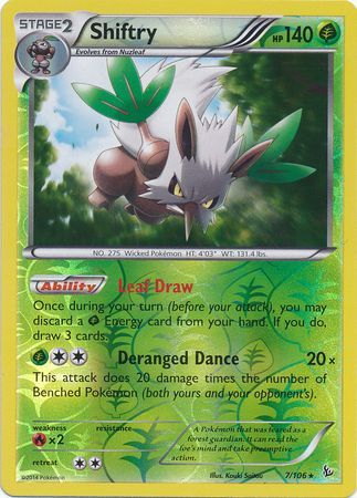Shiftry 7 106 Holo Rare Reverse Holo Shiftry 7 106 Holo Rare Reverse Holo