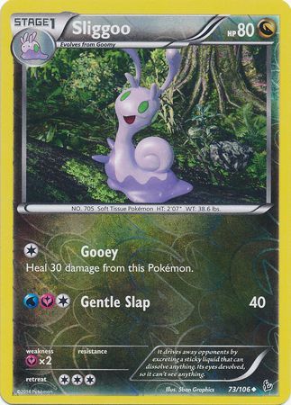 Sliggoo 73 106 Uncommon Reverse Holo XY Flashfire Reverse Holo Singles Sliggoo 73 106 Uncommon Reverse Holo XY Flashfire Reverse Holo Singles