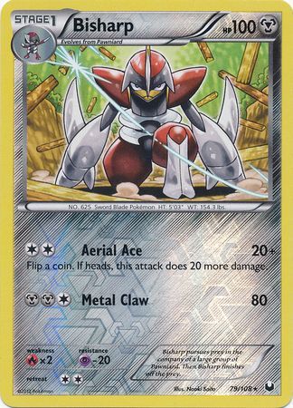 Bisharp 79 108 Rare Reverse Holo Bisharp 79 108 Rare Reverse Holo