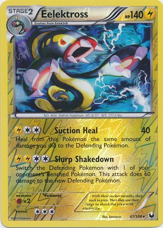 Eelektross 47 108 Holo Rare Reverse Holo Black White 5 Dark Explorers Reverse Holo Singles Eelektross 47 108 Holo Rare Reverse Holo Black White 5 Dark Explorers Reverse Holo Singles