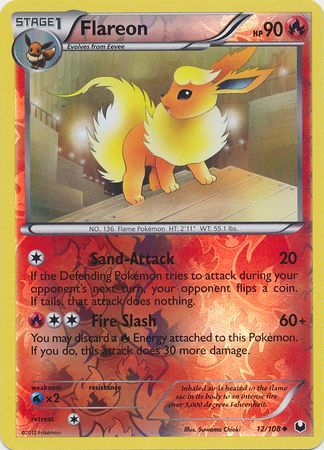 Flareon 12/116 Pokemon Card Uncommon 