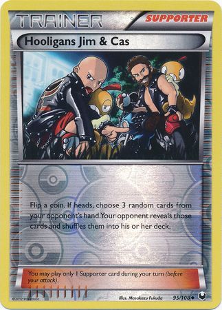 Hooligans Jim Cas 95 108 Uncommon Reverse Holo Hooligans Jim Cas 95 108 Uncommon Reverse Holo