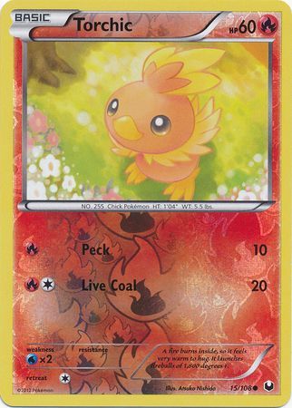 Torchic 15 108 Common Reverse Holo Black White 5 Dark Explorers Reverse Holo Singles Torchic 15 108 Common Reverse Holo Black White 5 Dark Explorers Reverse Holo Singles
