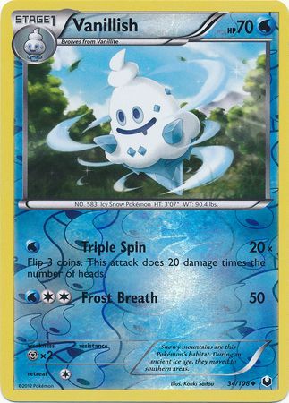 Vanillish 34 108 Uncommon Reverse Holo Vanillish 34 108 Uncommon Reverse Holo