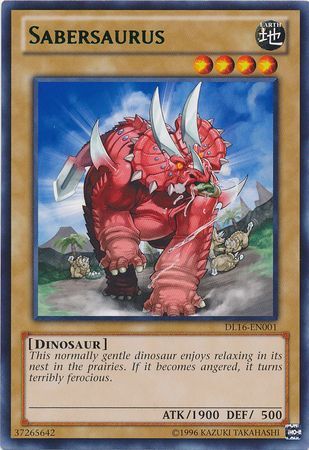 Sabersaurus DL16 EN001 Rare Yu Gi Oh Promo Cards Sabersaurus DL16 EN001 Rare Yu Gi Oh Promo Cards