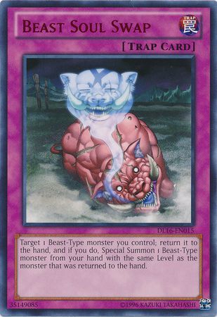 Beast Soul Swap DL16 EN015 Rare Yu Gi Oh Promo Cards Beast Soul Swap DL16 EN015 Rare Yu Gi Oh Promo Cards
