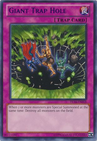 Giant Trap Hole DL16 EN018 Rare Yu Gi Oh Promo Cards Giant Trap Hole DL16 EN018 Rare Yu Gi Oh Promo Cards