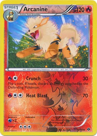 Arcanine 13 99 Uncommon Reverse Holo Arcanine 13 99 Uncommon Reverse Holo