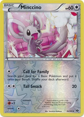 Minccino 84 99 Uncommon Reverse Holo Minccino 84 99 Uncommon Reverse Holo