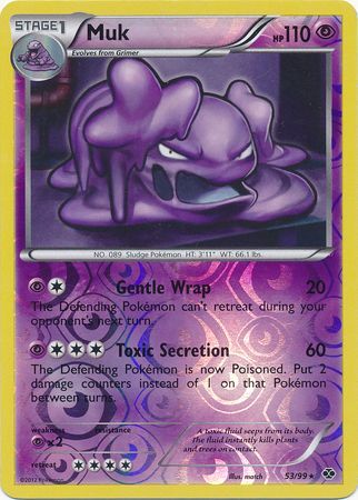 Muk 53 99 Rare Reverse Holo Black White 4 Next Destinies Reverse Holo Singles Muk 53 99 Rare Reverse Holo Black White 4 Next Destinies Reverse Holo Singles