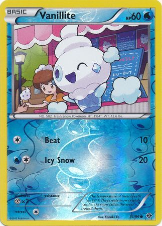 Vanillite 31 99 Common Reverse Holo Vanillite 31 99 Common Reverse Holo