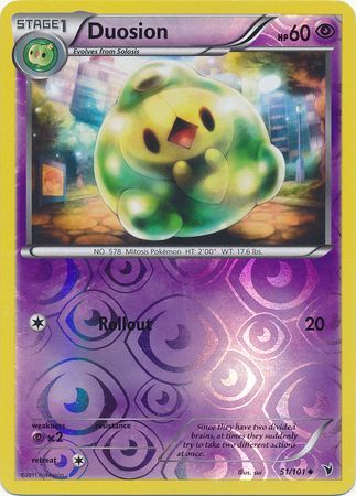 Duosion 51 101 Uncommon Reverse Holo Black White 3 Noble Victories Reverse Holo Singles Duosion 51 101 Uncommon Reverse Holo Black White 3 Noble Victories Reverse Holo Singles