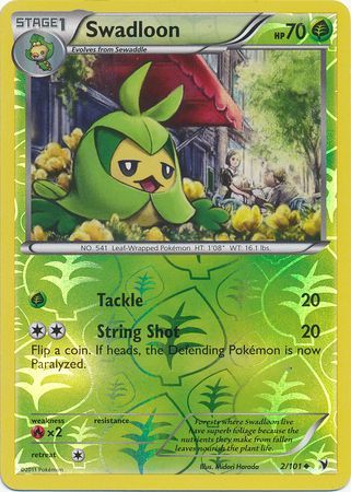 Swadloon 2 101 Uncommon Reverse Holo Swadloon 2 101 Uncommon Reverse Holo